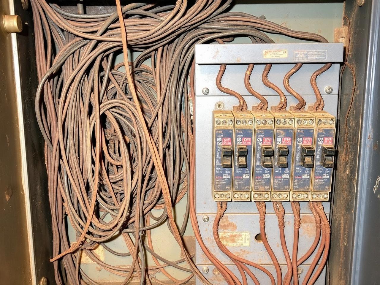 Quadro Elétrico antes